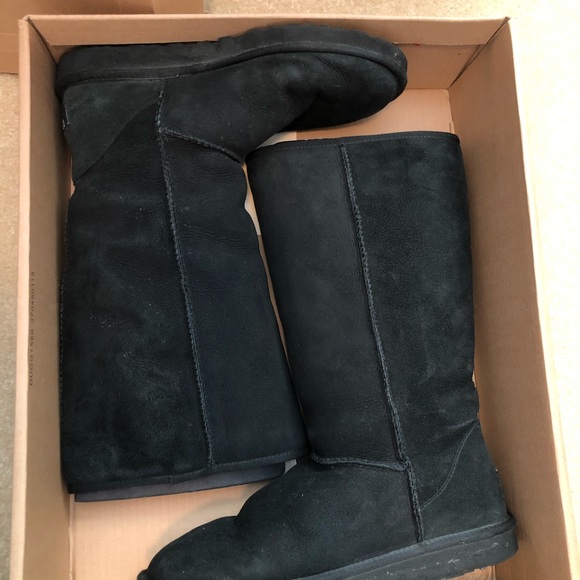 Classic Tall II Boot Black 5815W - Picture 3 of 11